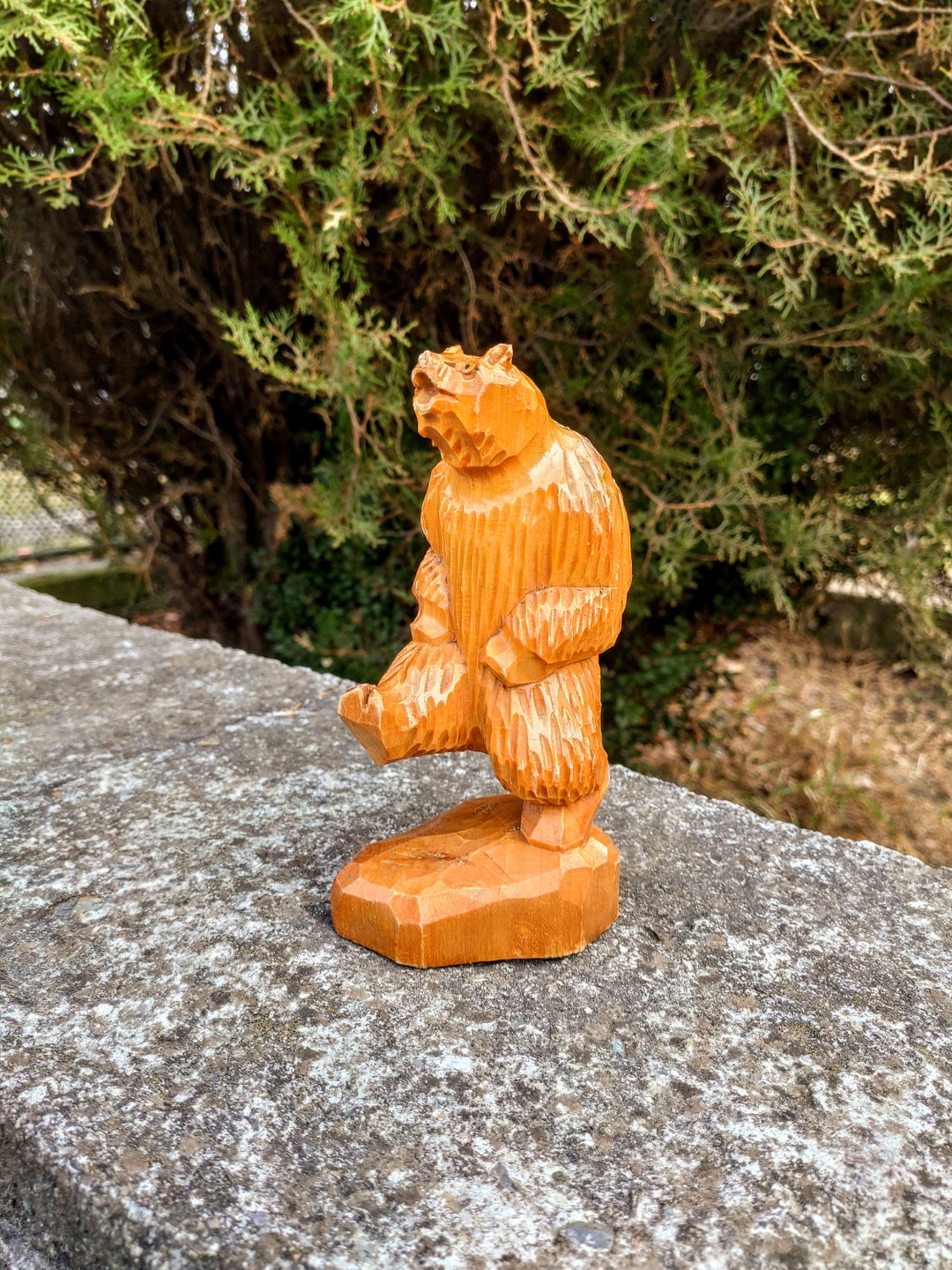 Wooden Bear / Ukraine Sellers / Bear Figurines / Hand Carved Wooden