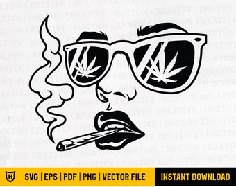Download Smoking Lady Etsy