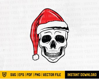 Download Christmas Skull Svg Etsy
