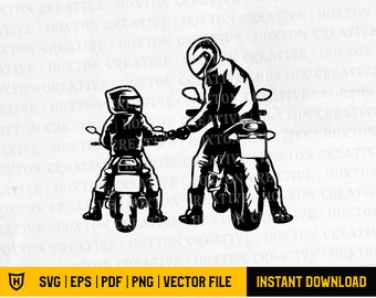 Download Biker Dad Son Etsy