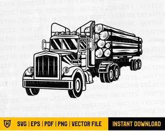 Free Free Log Truck Svg 636 SVG PNG EPS DXF File