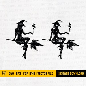 Witch Flying Smoking Joint Svg File | Cannabis Witch Svg | Smoking Weed Svg | Smoking Marijuana Svg | Cannabis Svg | Weed Svg | Cutting File