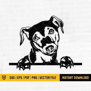 Peeking Manchester Terrier Svg | Dog Svg | Dog Lover Svg | Dog Png | Terrier Svg | Animal Svg | Cutting Files