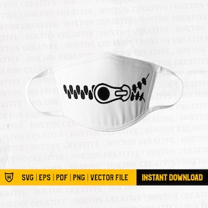 Zipper Face Mask Svg | Zipper Svg | Funny Face Mask | Zipper Design | Face Mask | Cutting File