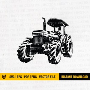 Tractor Svg File | Tractor Svg | Farming svg | Farming Shirt | Farmer Svg | Farmer Shirt | Farmer Stickers Cutfiles