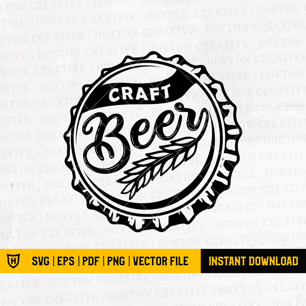 Bottlecap Svg Cutting Files Drinking Beer Svg Alcohol Cap Svg Beer