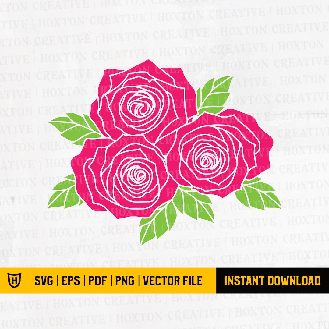Svg Mini Roses Roses Template Svg Roses Svg Roses Clipart Svg Roses - Etsy España