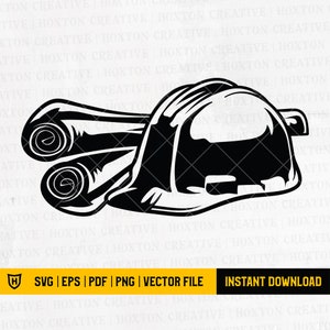 Hard Hat Svg File | Construction Svg | Construction Hard Hat Svg | Hard Hat Png | Hardhat Clipart | Cutting Files