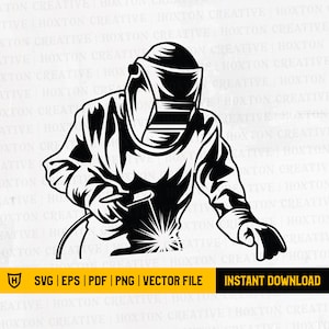 Schweiß-Svg | Schweißer SVG | Schweißen Stahl Metall SVG | Fackel Maske Mechaniker SVG | Reparatur Stahl SVG | Eisenarbeiter SVG | Pfeifenrichter SVG