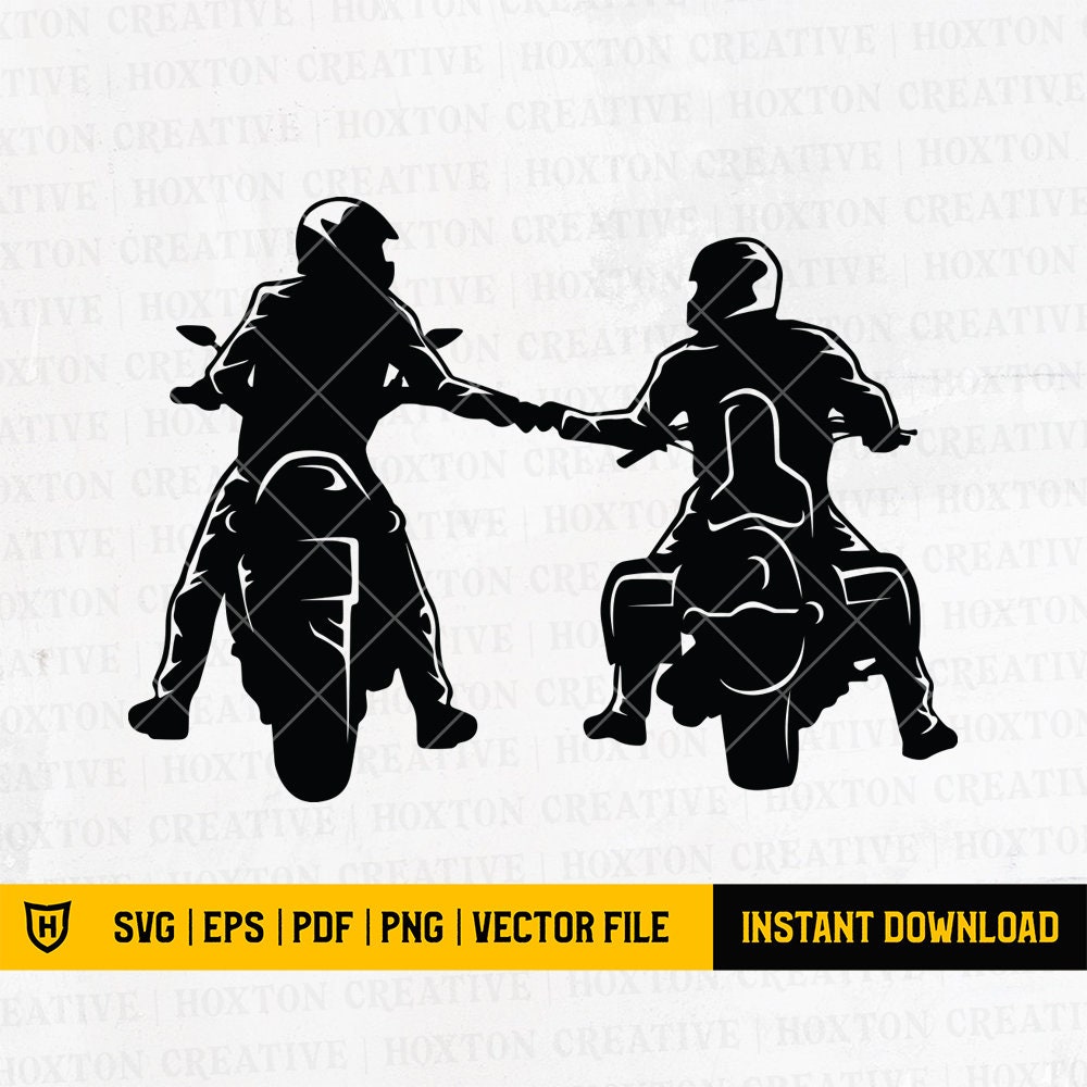 Bikers Fist Bump Svg File | Motorcycle Svg | Biker Shirt | Road
