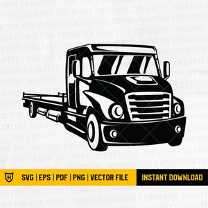 Abschleppwagen Clipart-Svg-Datei | Abschleppwagen SVG | Abschleppwagen Shirt | Abschleppwagen Fahrer SVG | LKW-Svg | LKW Fahrer Shirt | Schneidedateien