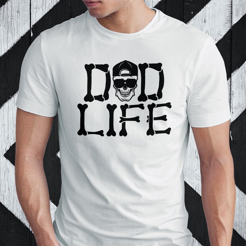 Download Skull Dadlife Svg Rockabilly Skull Svg Man Skull Svg Dad ...