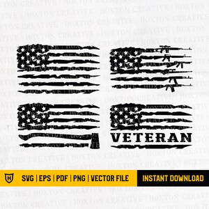BUNDLLE American Distressed Flag Svg | USA Flag Svg | American Flag | Usa Svg | Cutting File