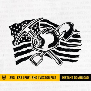 US Mining Svg File | Coal Mining Svg | Mining Clipart | Mining Cut Files | US Miner Shirt | US Miner Svg | Coal Miner Svg | Miner Svg