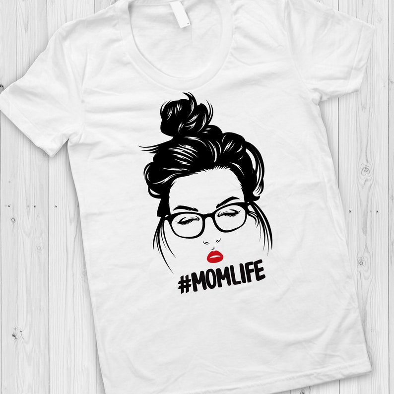 Download 5 Bundle Momlife Bunhair Svg File Mom Life Svg Bun Hair | Etsy