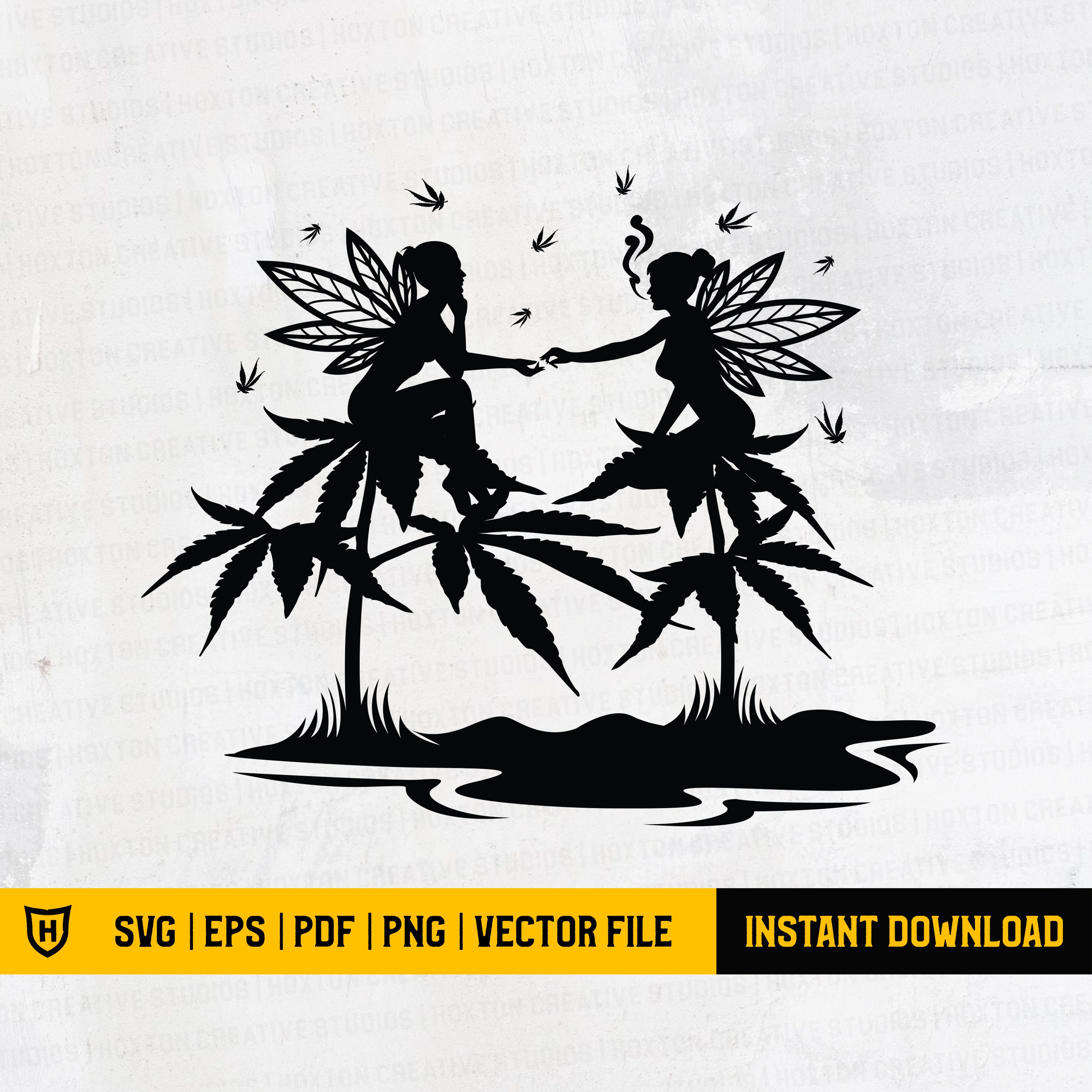 Cannabis Fairies Svg Cannabis Fairies Smoking Joint | Etsy