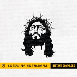 Jesus Svg | Jesus Christ Svg | Christian Svg | Catholic Svg | Religion Svg | God Svg | Religious Svg | Jesus Clipart | Cutting File