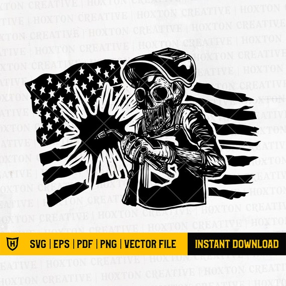 Download Welding USA Flag Svg American Welder Svg Welding Steel | Etsy
