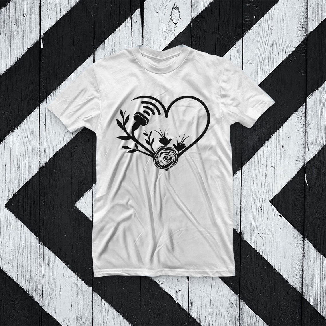 Ultrasound Tech Svg File Ultrasound Probe Floral Heart Svg ...