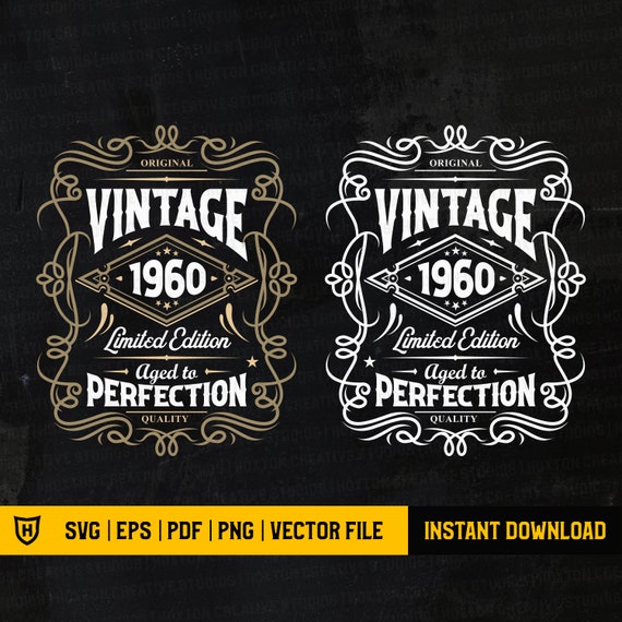 Download 60th Birthday Shirt 60th Birthday Svg 1960 Aged To Etsy