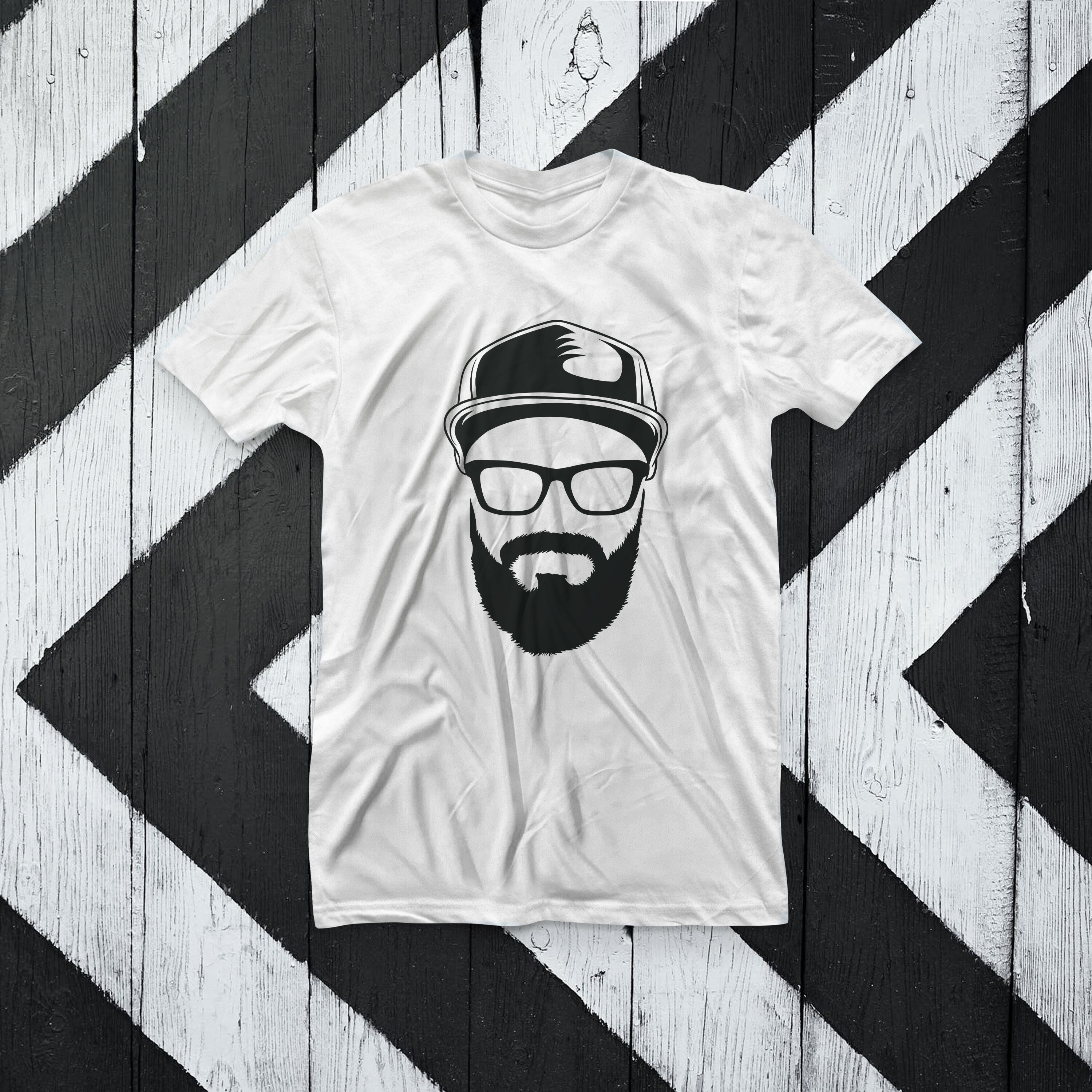 Download Beard Man with Dad Hat Svg File Dad Life Svg Beard Man Svg | Etsy