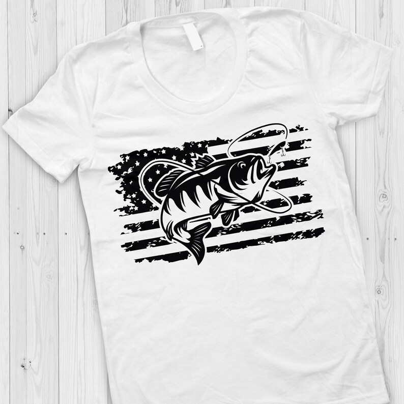 Download USA Bass Fish Flag Svg USA bass Fish Us bass angling Svg | Etsy