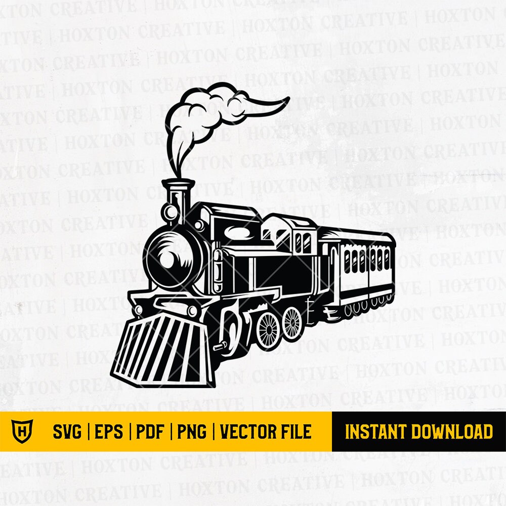 Train Svg File | Train Stickers | Train Illustration | Train Svg ...