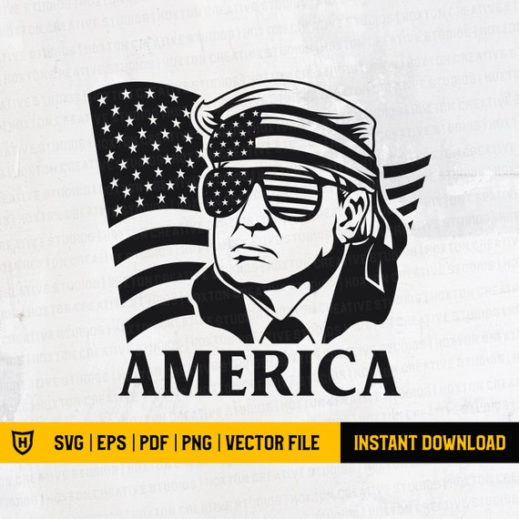 TRUMP 2020 Svg Donald Trump Svg Trump Svg Merica Svg | Etsy