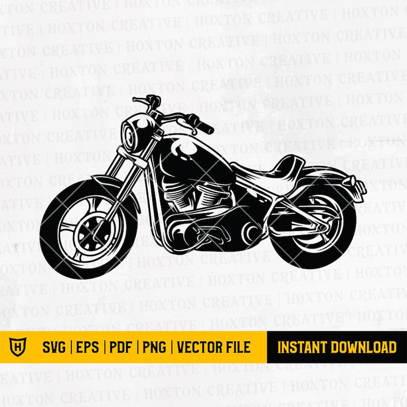 Download Motorbike Clipart Svg File Motorcycle Svg Motorbike Svg Etsy