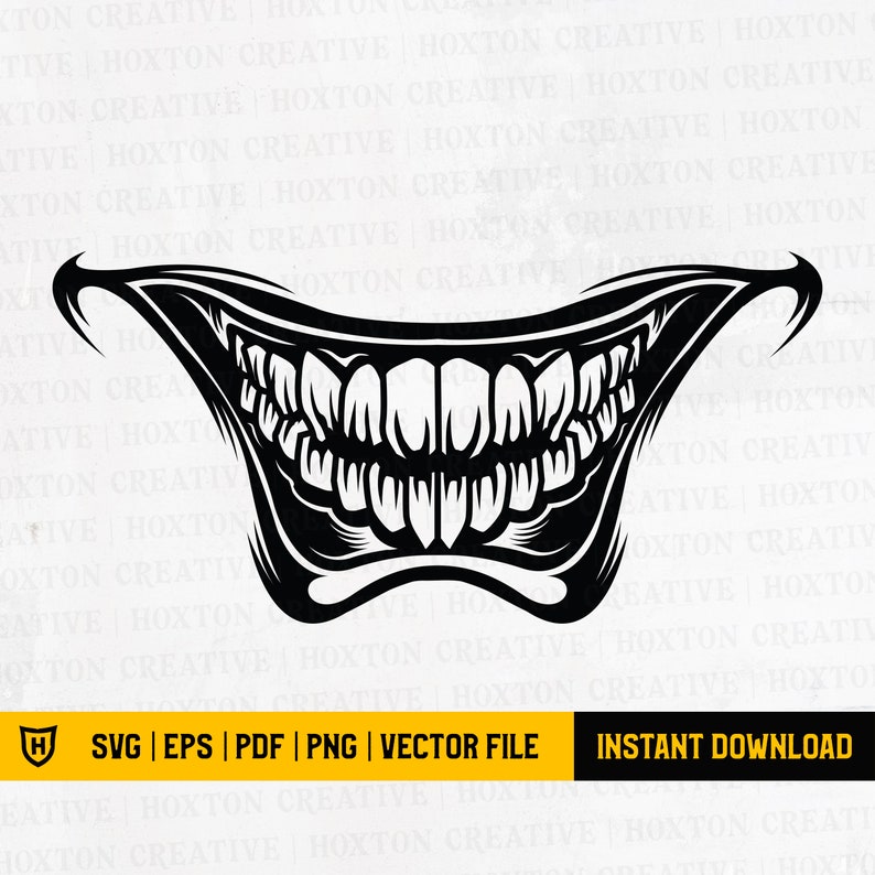 Download Joker Smile Clown Svg Laughing Clown Svg Funny Mouth Svg ...