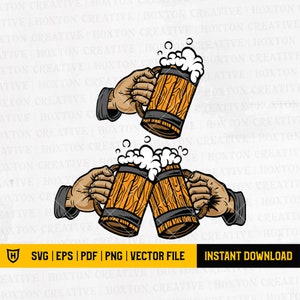 Colored Beer Mug Cheers Svg File | Beer Glass Svg | Beer Mug Clipart | Beer Mug illustration | Beer Mug Svg | Beer Mug Png | Beer Shirt