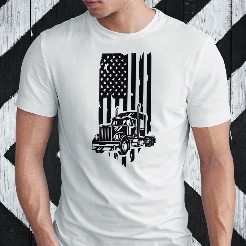 Free Free 155 American Flag Semi Truck Svg SVG PNG EPS DXF File