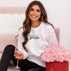 Bruid Sweatshirt Bruidsfeest Shirt Vrijgezellenfeest Sweatshirt Bruid Team Truien Bruidsmeisje Voorstel cadeau voor Vrijgezellenfeest Bijpassende Shirts