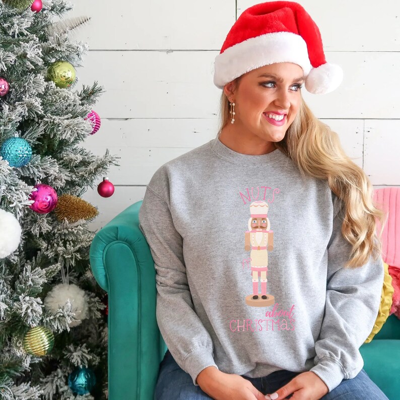 Nutcracker Sequin Toddler Sweatshirt, Pink main image 1