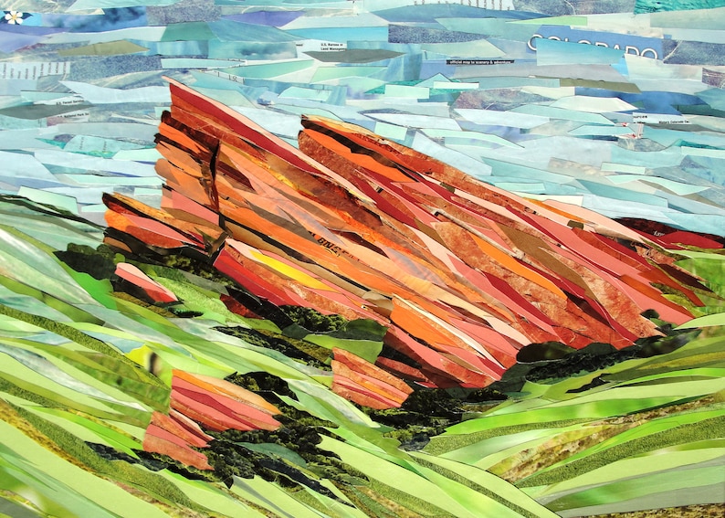 Red Rocks Artistic Design Red Rocks Amphitheater Poster, Red Rocks Print, Red Rocks Art, Colorado ...