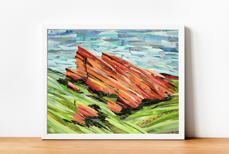 Red Rocks Printable Image Red Rocks Amphitheater Poster, Red Rocks Print, Red Rocks Art, Colorado ...
