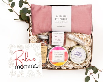 Relax Momma Spa Gift Box, first time mom, expecting mom, baby shower gift, gift for mom - RelaxMomma