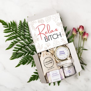 Relax B*tch Gift Box, Stress Relief Gift Basket, Anxiety Gift, Stress Care Package, Nurse Care Package, Relaxation Gift -Bitch