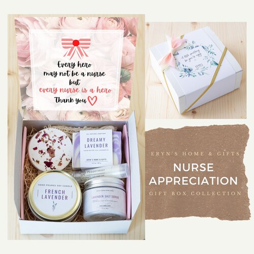 Nurse Appreciation Gift Box Thinking of You Gift Basket Etsy