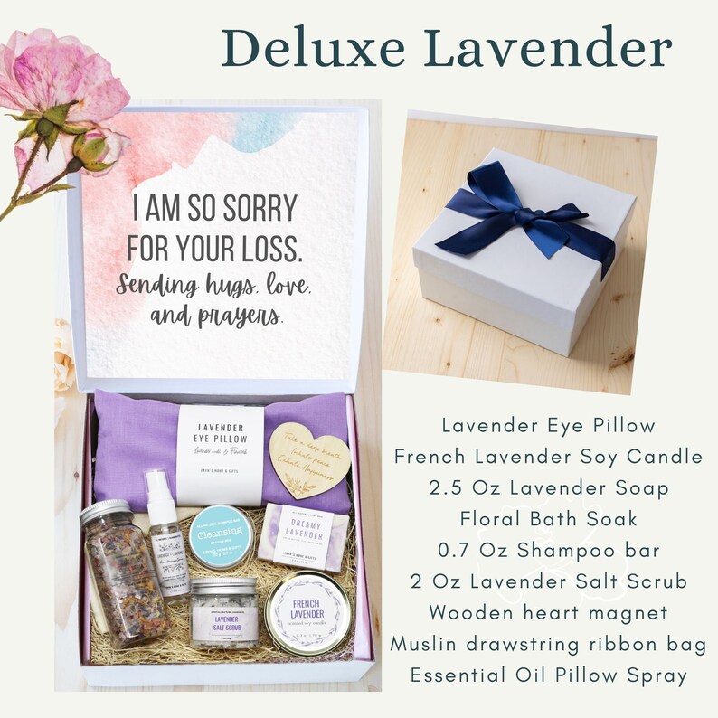 Sorry for Your Loss Gift Box Gift Basket Sympathy Gift Gift Etsy