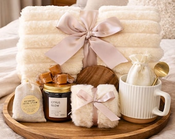 Comfort Gift Box, Self Care Package, Cozy Gift Basket, Thinking of You Gift, Get Well Soon Gift, Sympathy Gift, Care Package for Her