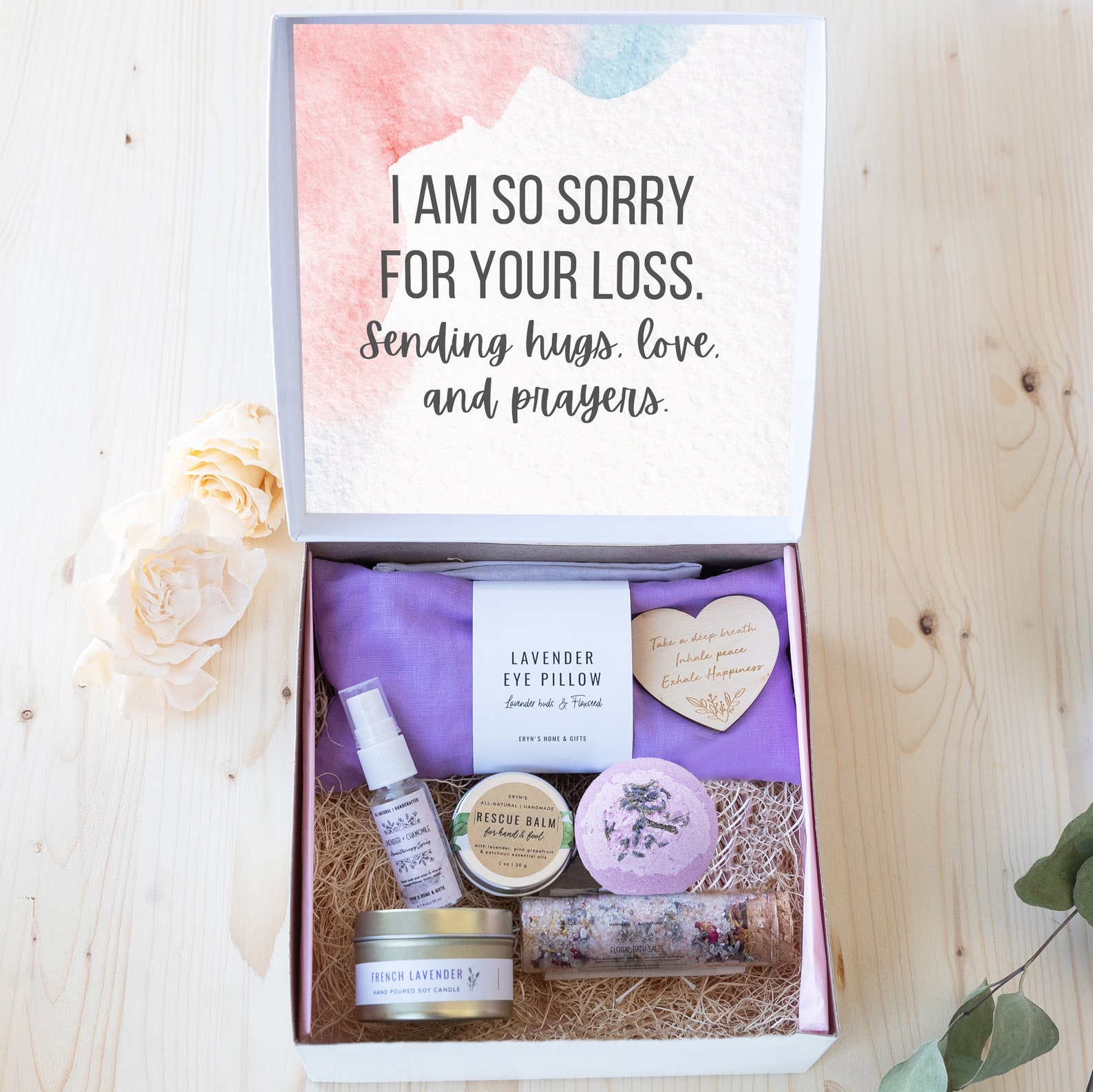 Sorry for Your Loss Gift Box Gift Basket Sympathy Gift Gift Etsy