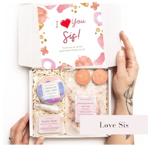 I Love You Sis Care Package, Sisters, Sister Gift, Gift Box, Gift Basket