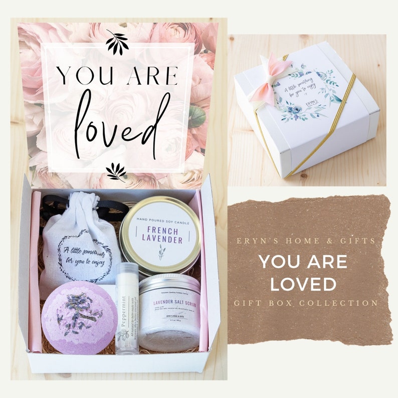 You Are Loved Gift Box Thinking of you Gift Basket Etsy
