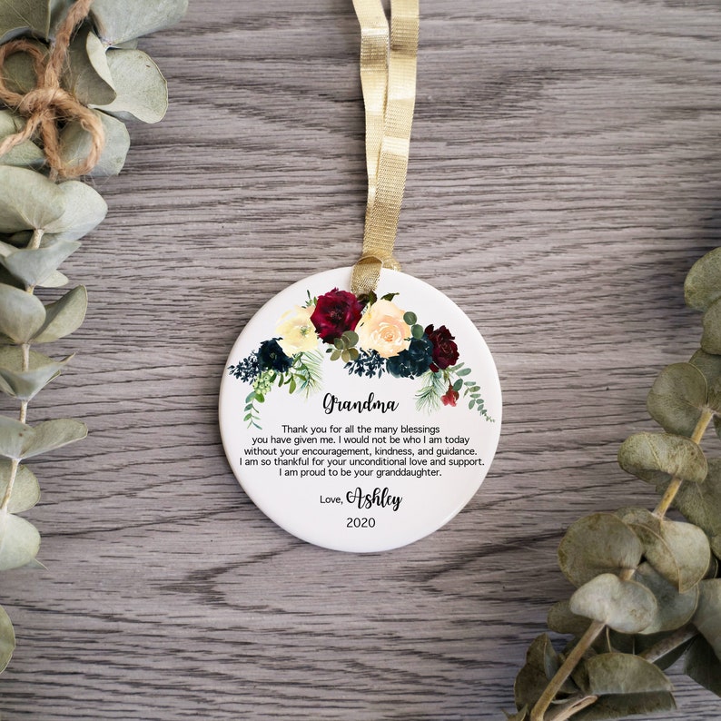 Personalized Grandmother Gift Grandmother Wedding Grandma Etsy