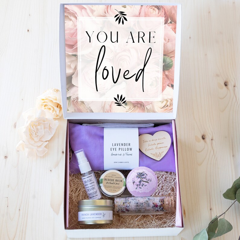 You Are Loved Gift Box Thinking of You Gift Basket Etsy