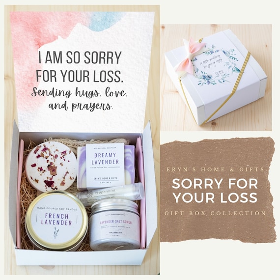Sorry For Your Loss Gift Box Gift Basket Sympathy Gift Gift Etsy Sorry For Your Loss Gift Box Gift Basket Sympathy Gift Gift Etsy