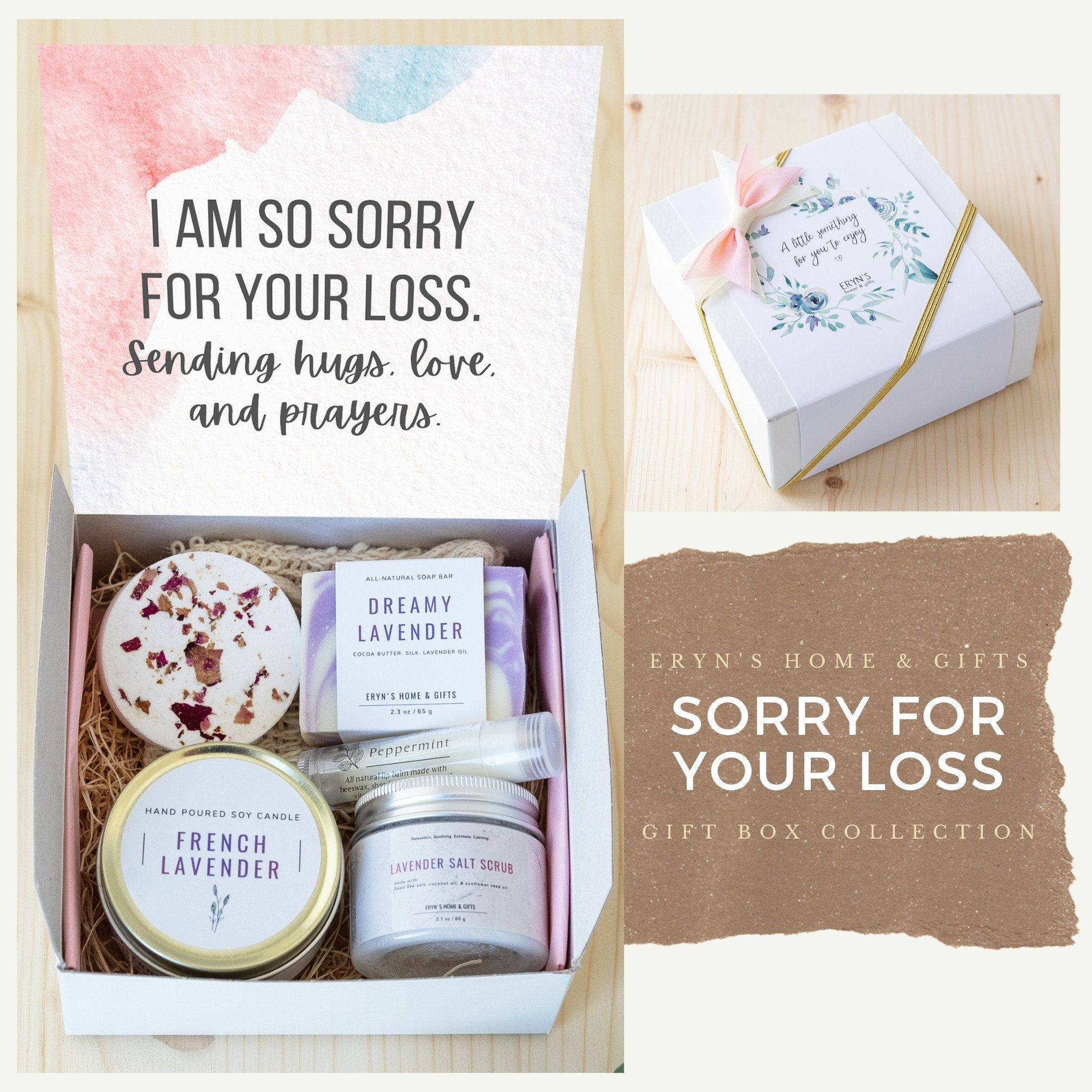 So Sorry For Your Loss Soy Candle Gift Sympathy Gift For A Friend Sympathy Gift 