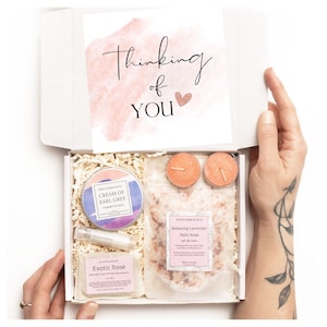 Thinking of You, Hygge Gift Box, Thank You Gift, Thank You Gift for Friend, Thank You Gift Box, Thank You Gift Mentor, Teacher, Coworker afbeelding 1