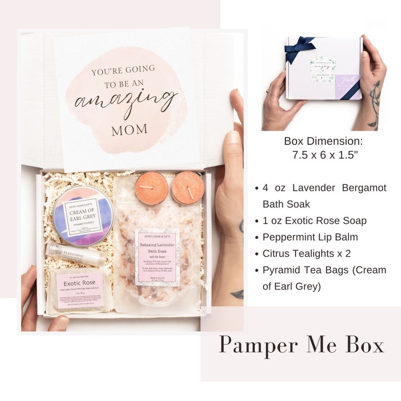 You Are Going To Be An Amazing Mother Spa Gift Box, First Time Mom, Expecting Mom, Baby Shower Gift, Gift for Mom, New Mom, Pregnancy Gift image 4